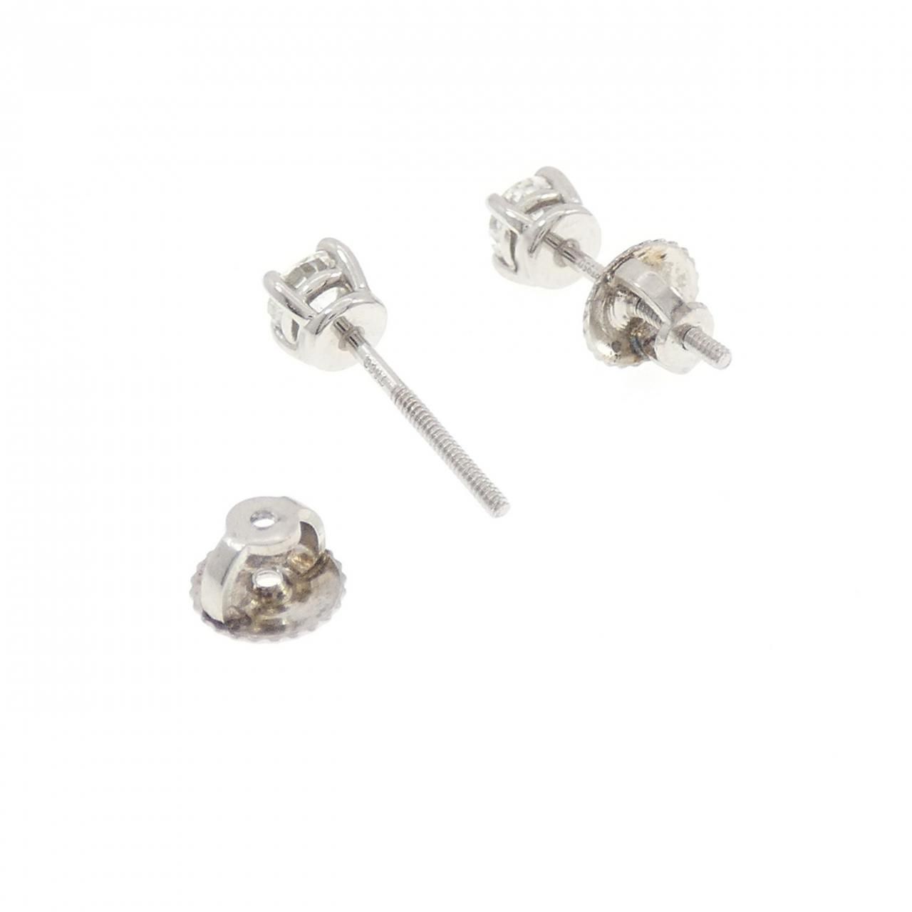 Tiffany & Co Solitaire Earrings — view 3