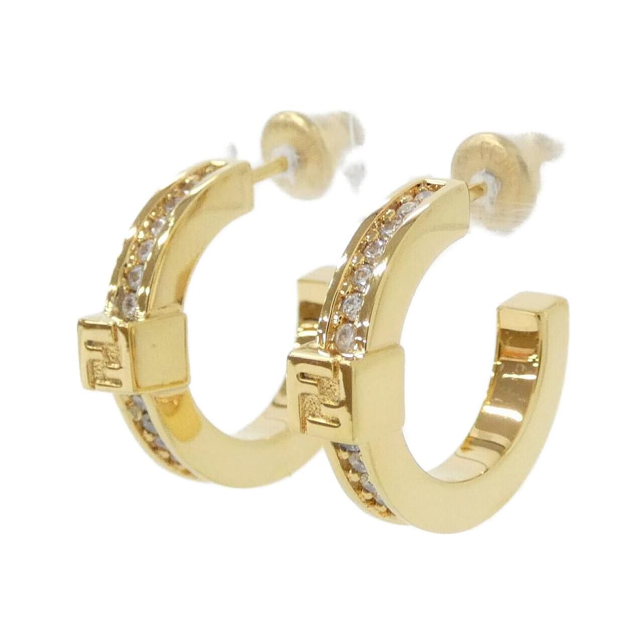 Fendi Atep Earrings Gold — view 2