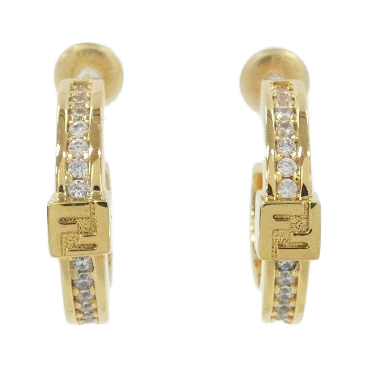 Fendi Atep Earrings Gold