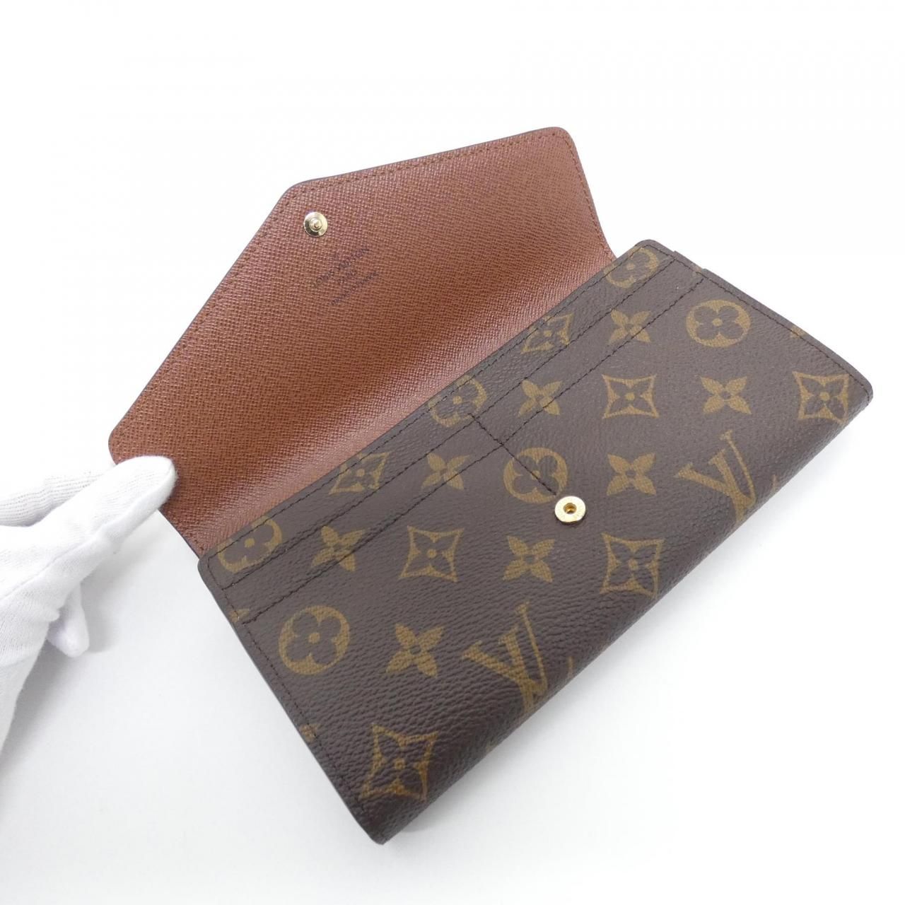 Louis Vuitton Monogram Portefeuille Sarah Wallet — view 5