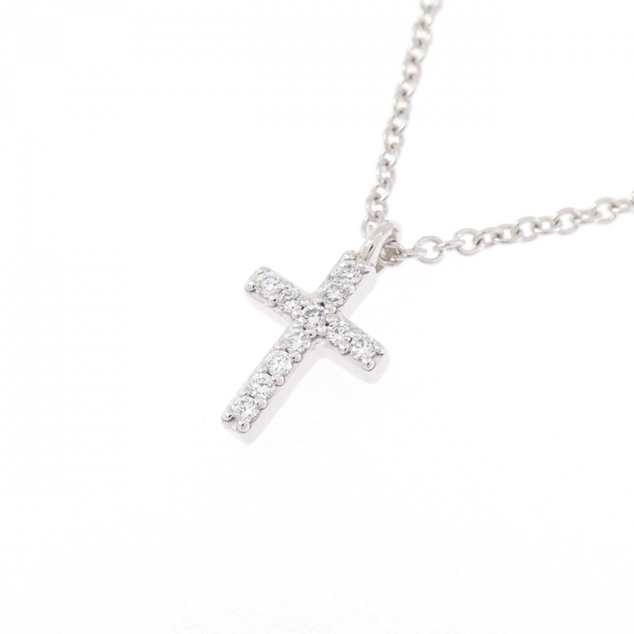 Tiffany & Co Metro Cross Mini Necklace — view 3