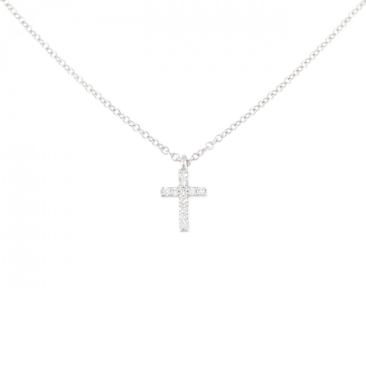 Tiffany & Co Metro Cross Mini Necklace