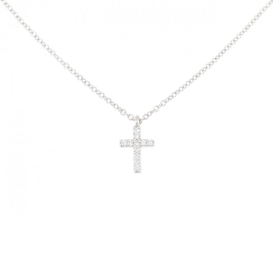 Tiffany & Co Metro Cross Mini Necklace