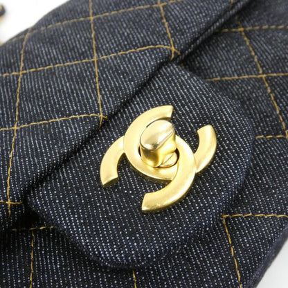 Chanel Shoulder Bag Navy — view 4