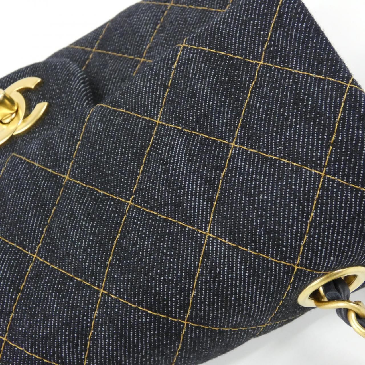 Chanel Shoulder Bag Navy — view 5
