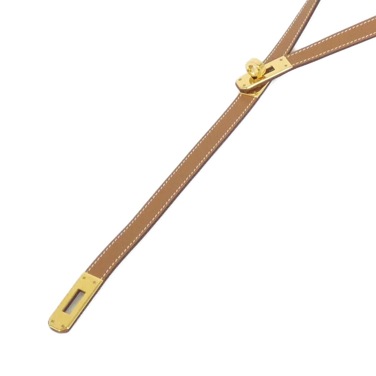 Hermes Kelly Necklace Gold