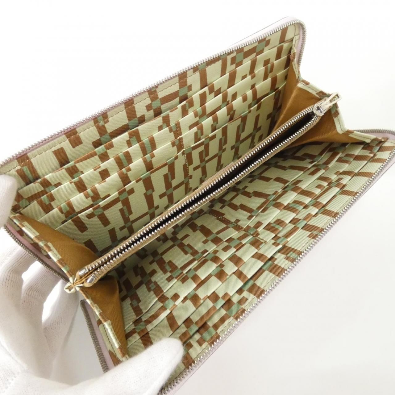 Hermes en Fil Silk in Classic Wallet — view 3