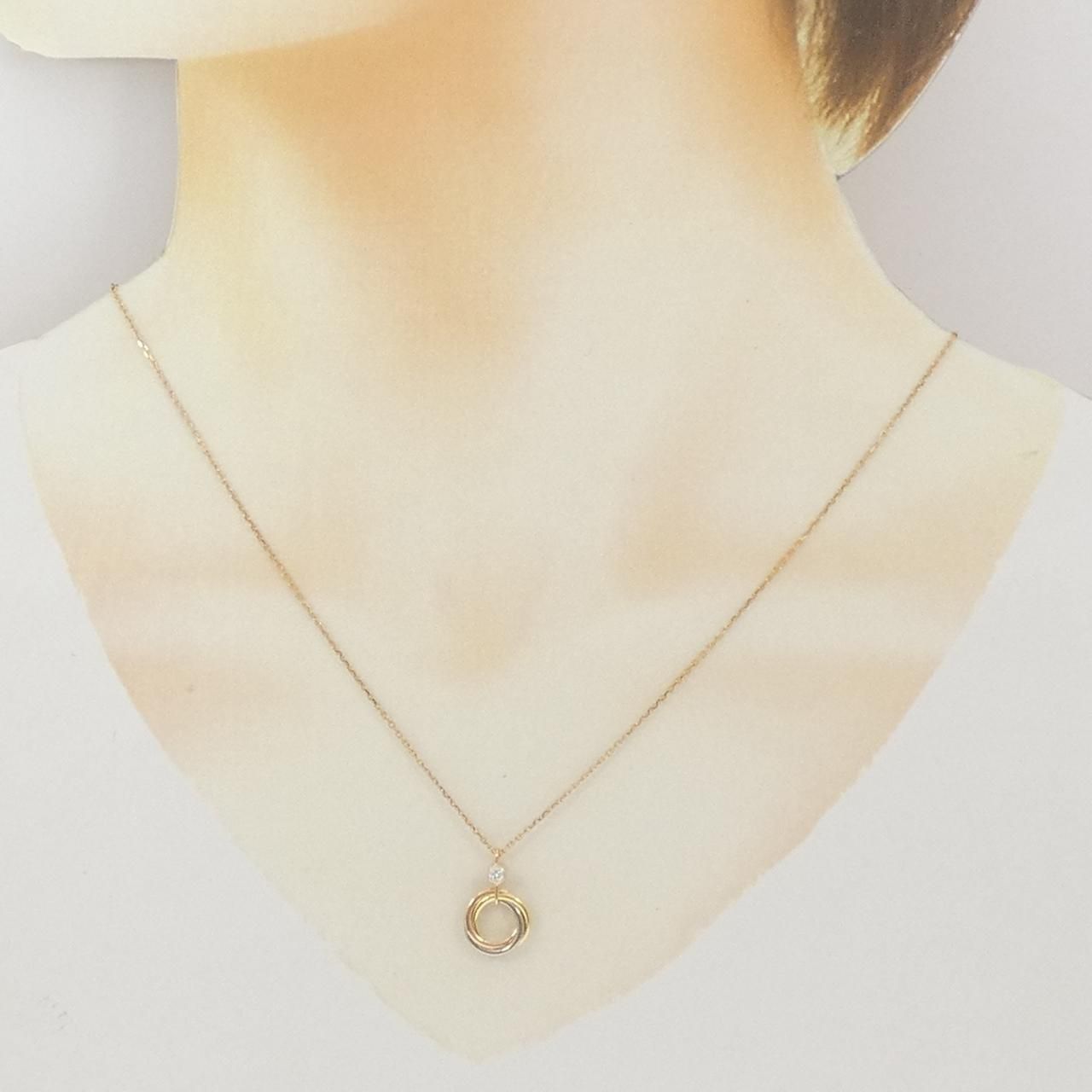 Cartier Trinity Necklace Gold — view 6