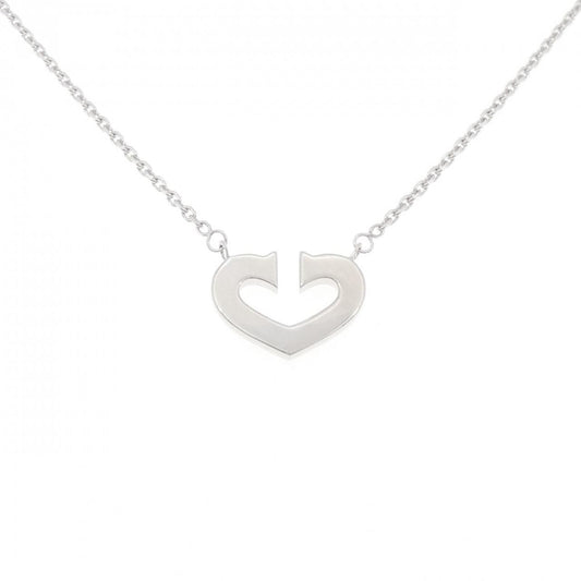 Cartier C Necklace White Gold
