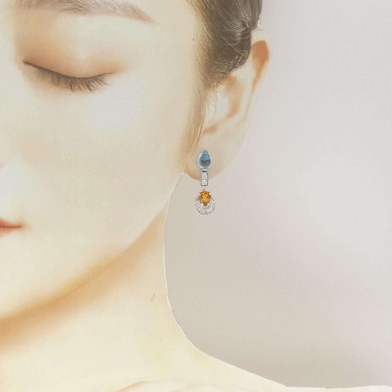 Bvlgari Allegra Earrings White Gold — view 4