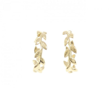 Tiffany & Co Olive Leaf Hoop Earrings