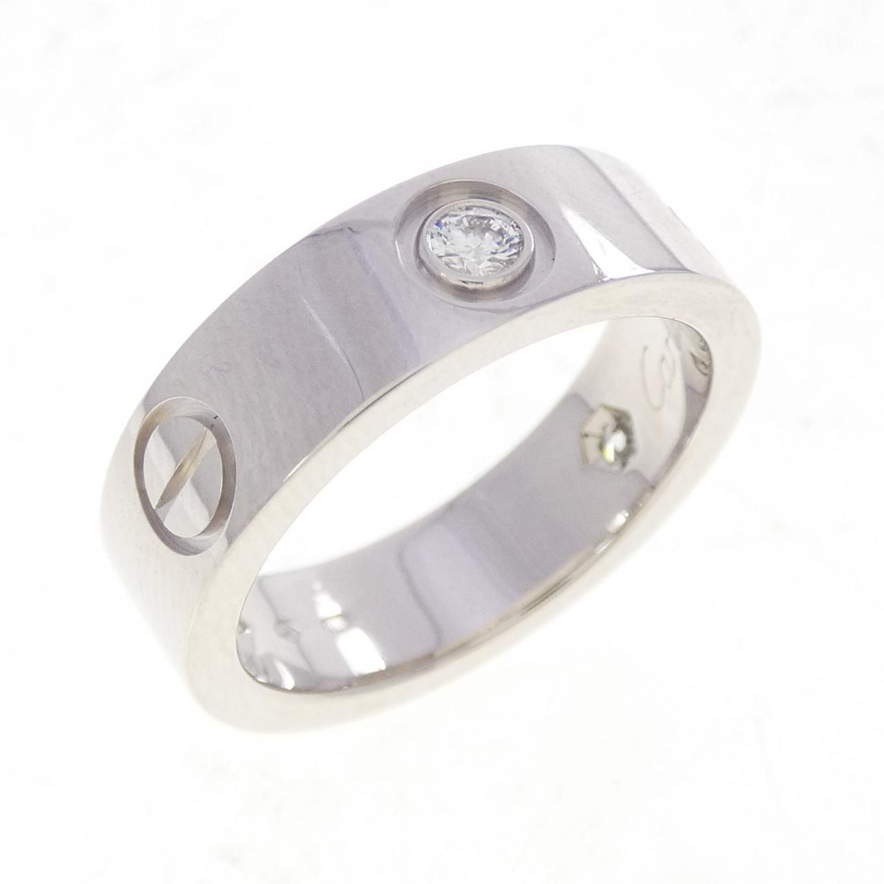 Cartier Love Half Diamond Ring
