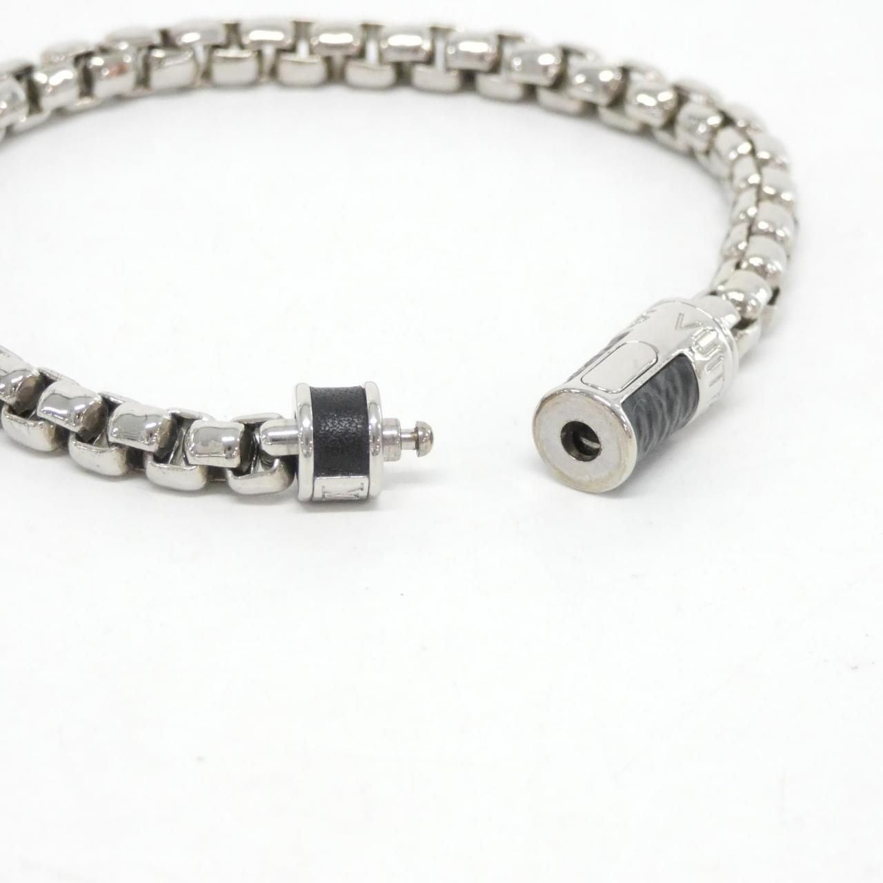 Louis Vuitton Monogram Eclipse Bracelet Chain — view 3