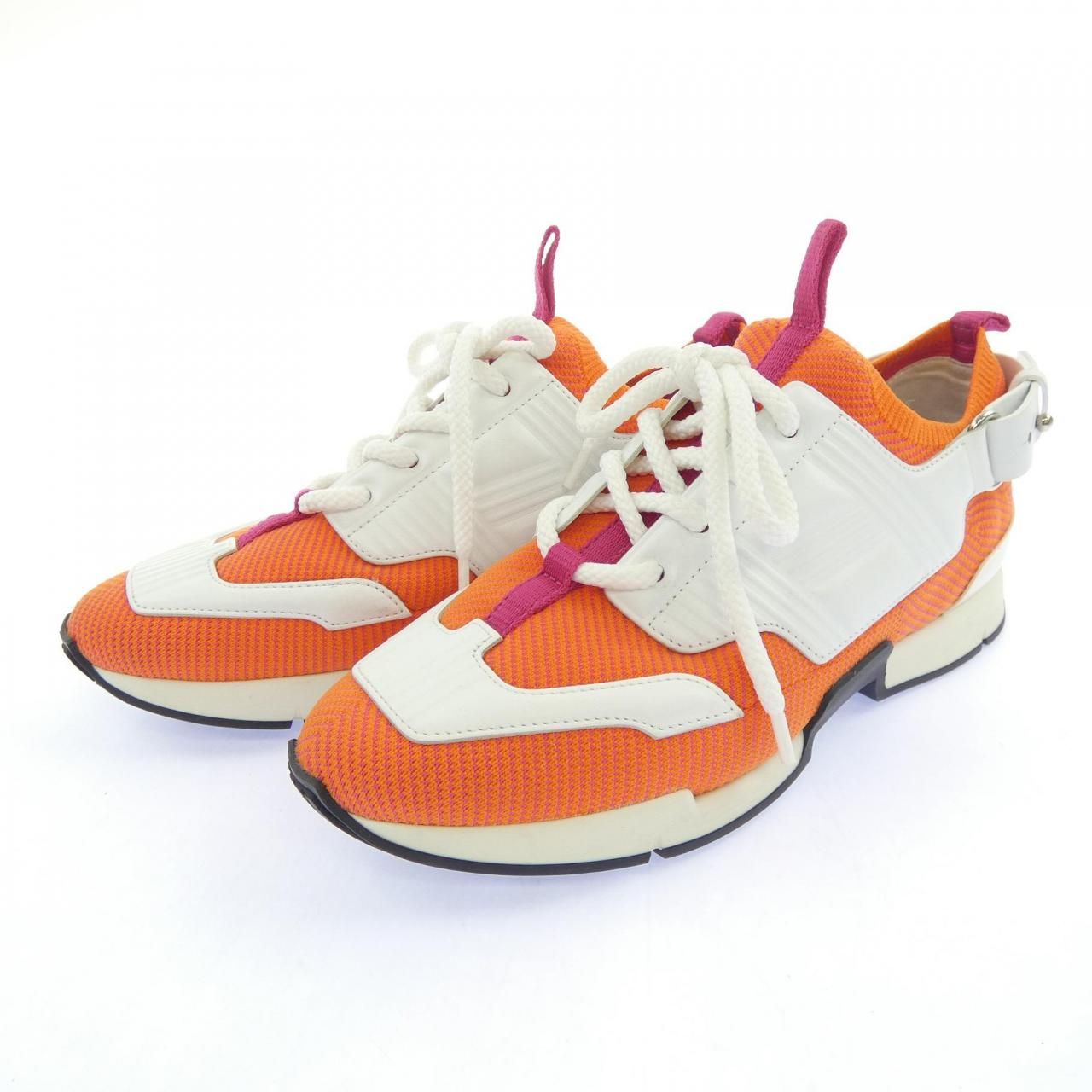 Hermes Sneakers Orange — view 3