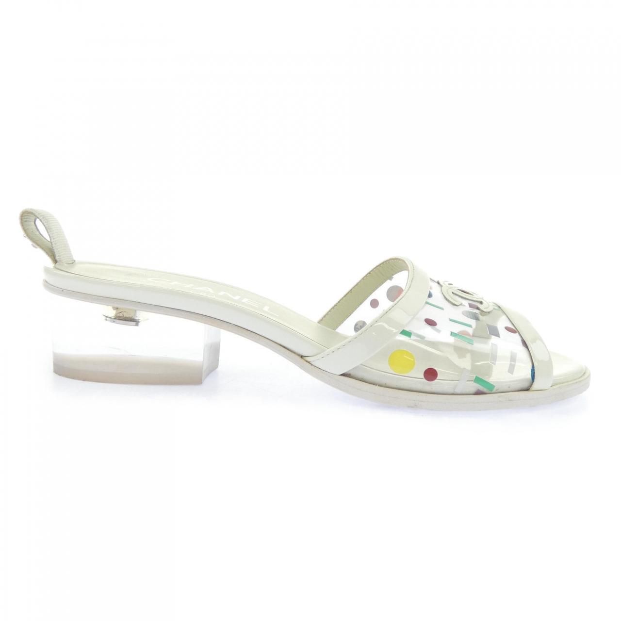 Chanel Sandals White