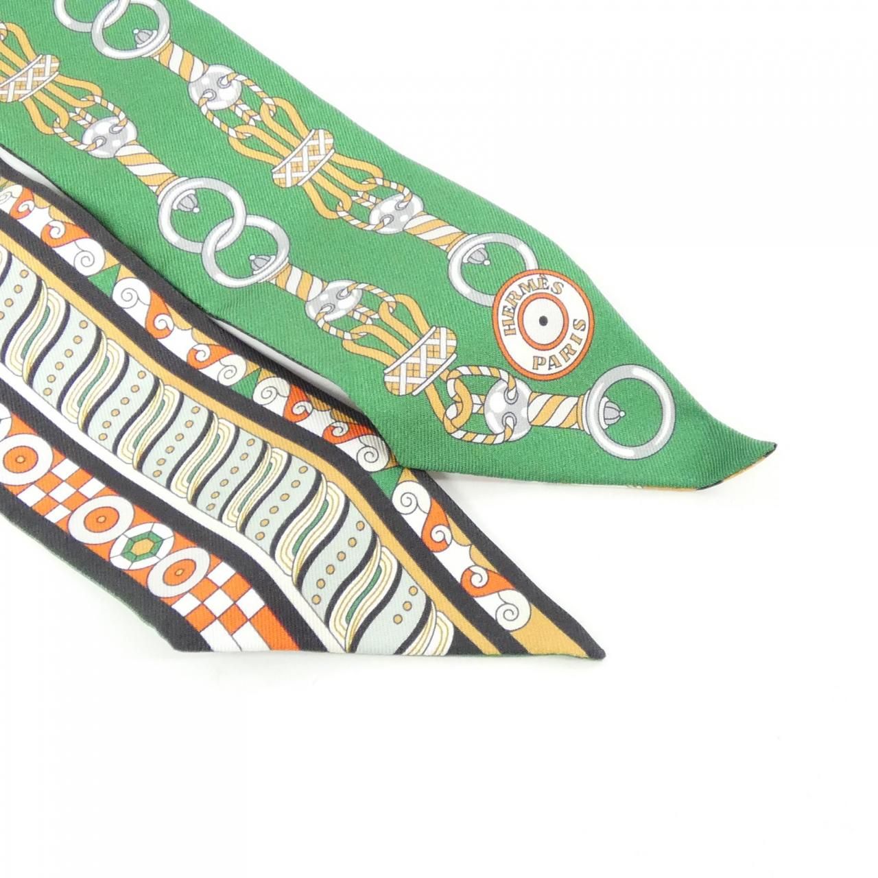 Hermes Harnais en Rosace Twilly Scarf — view 2