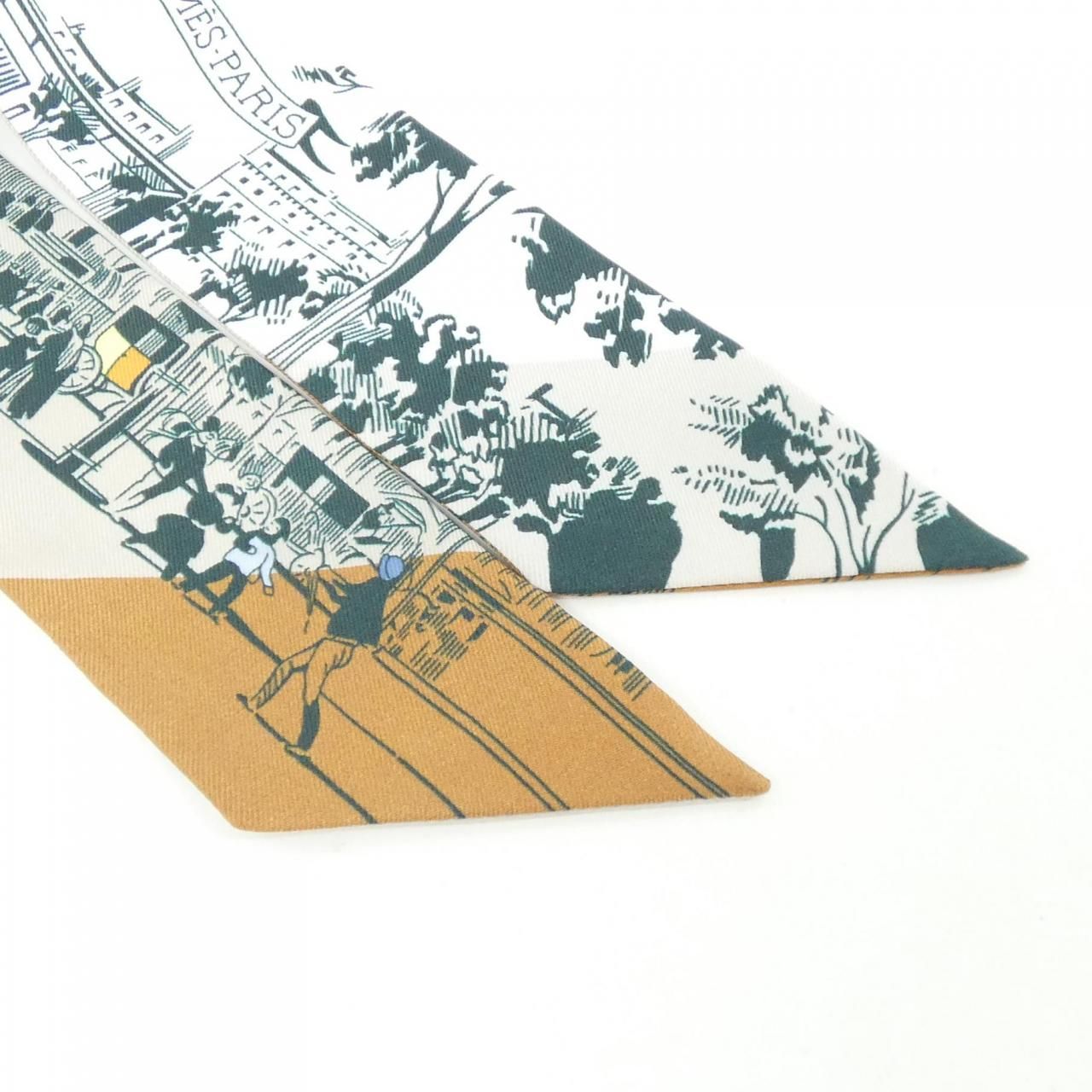 Hermes a L'ombre Des Boulevaards Twilly Scarf — view 2