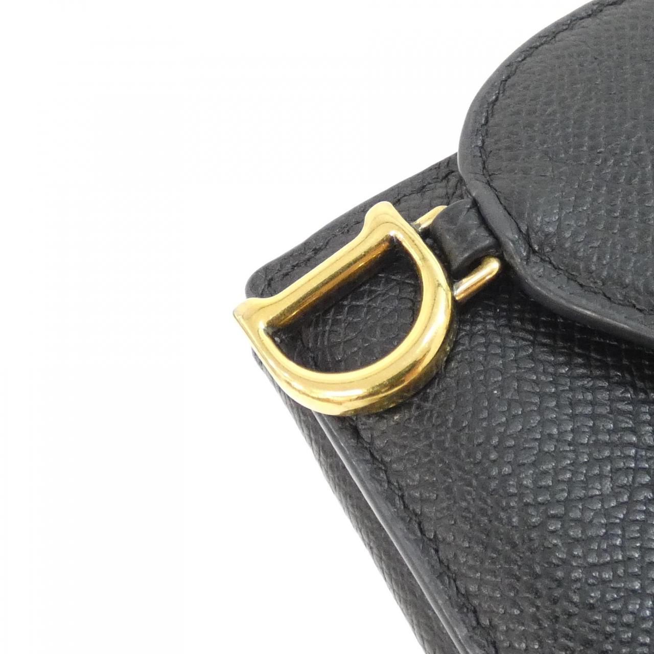 Dior Saddle Wallet Black — view 6
