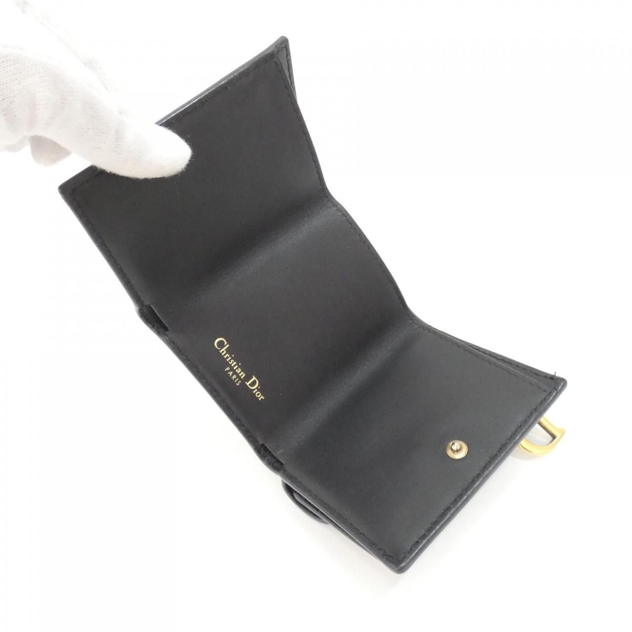 Dior Saddle Wallet Black — view 7
