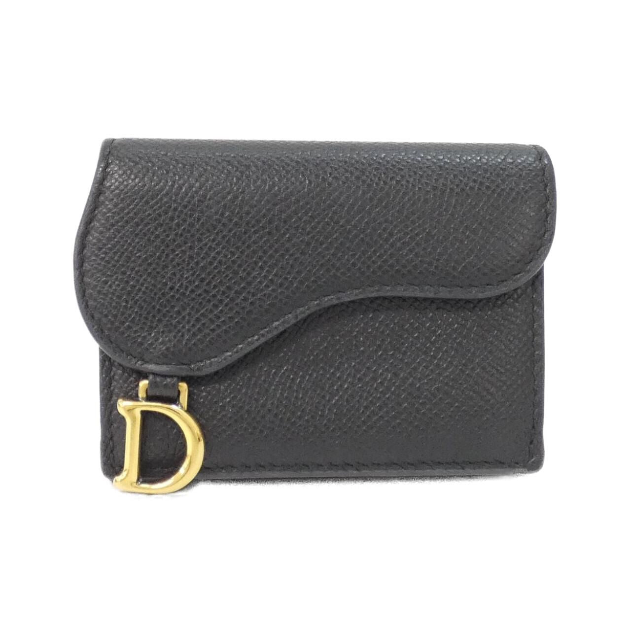 Dior Saddle Wallet Black