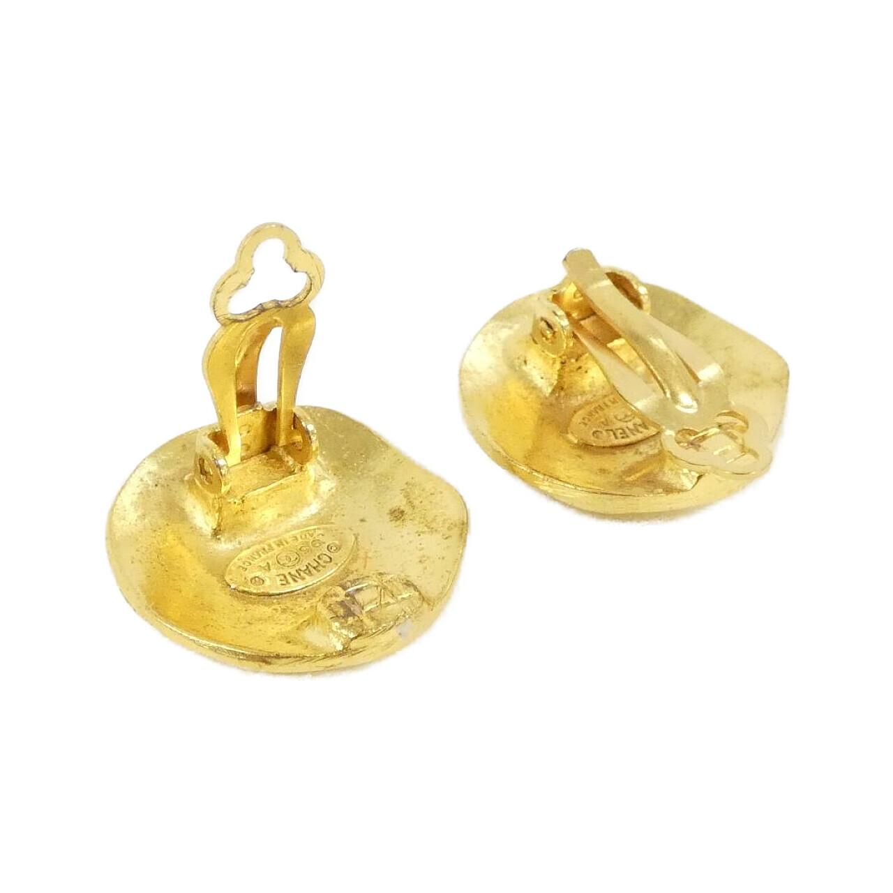 Chanel Vintage Earrings Gold — view 3