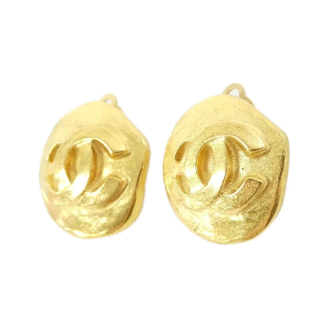 Chanel Vintage Earrings Gold — view 2