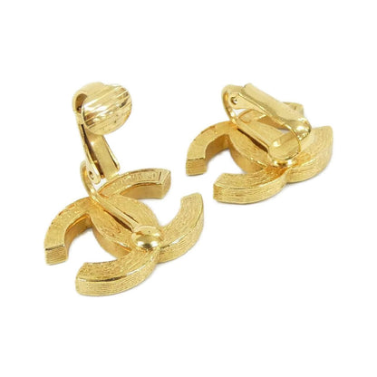 Chanel Vintage Earrings Gold — view 3