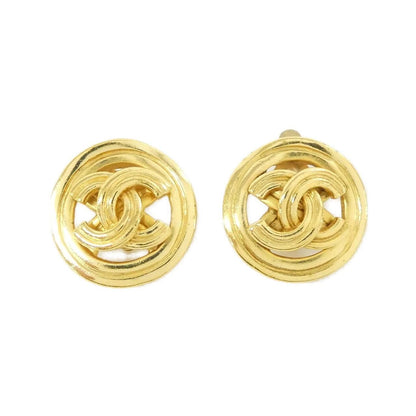 Chanel Vintage Earrings Gold
