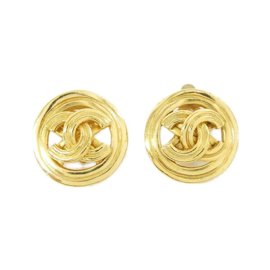 Chanel Vintage Earrings Gold