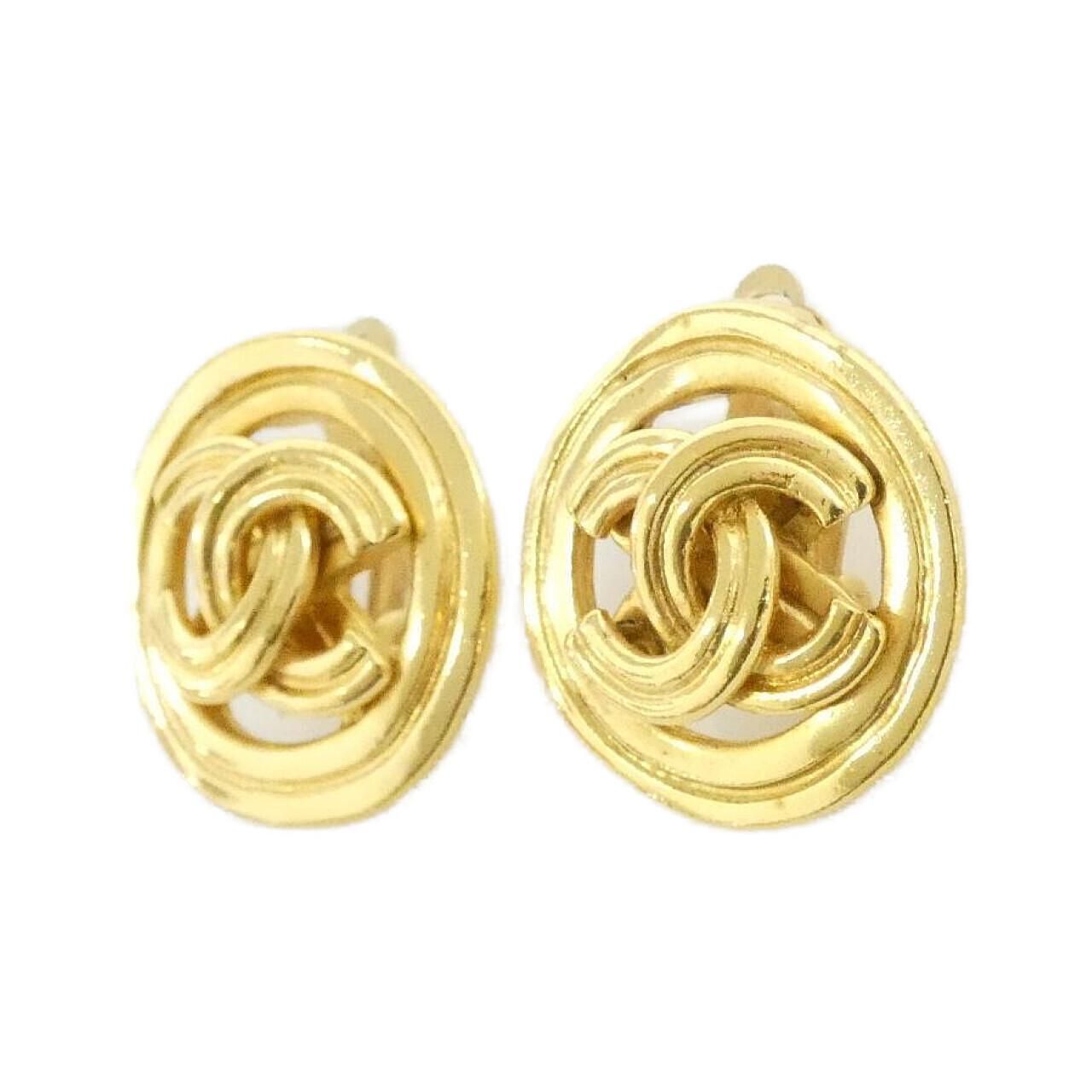 Chanel Vintage Earrings Gold — view 2