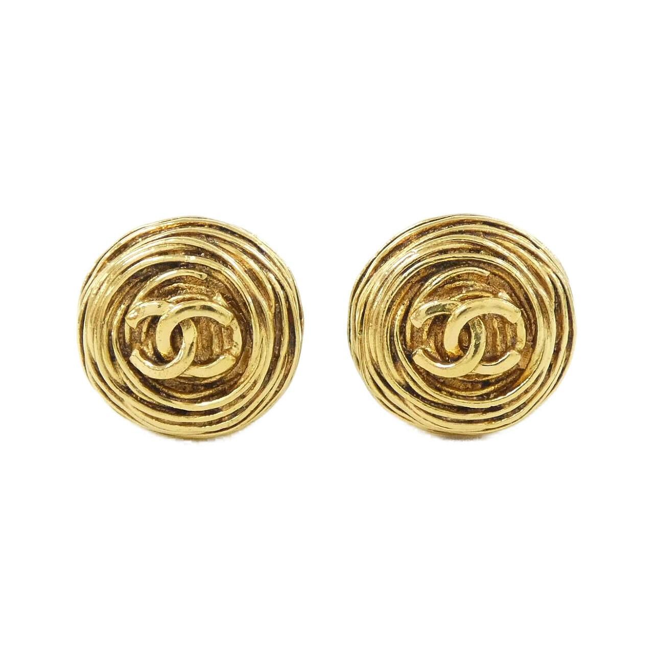Chanel Vintage Earrings Gold