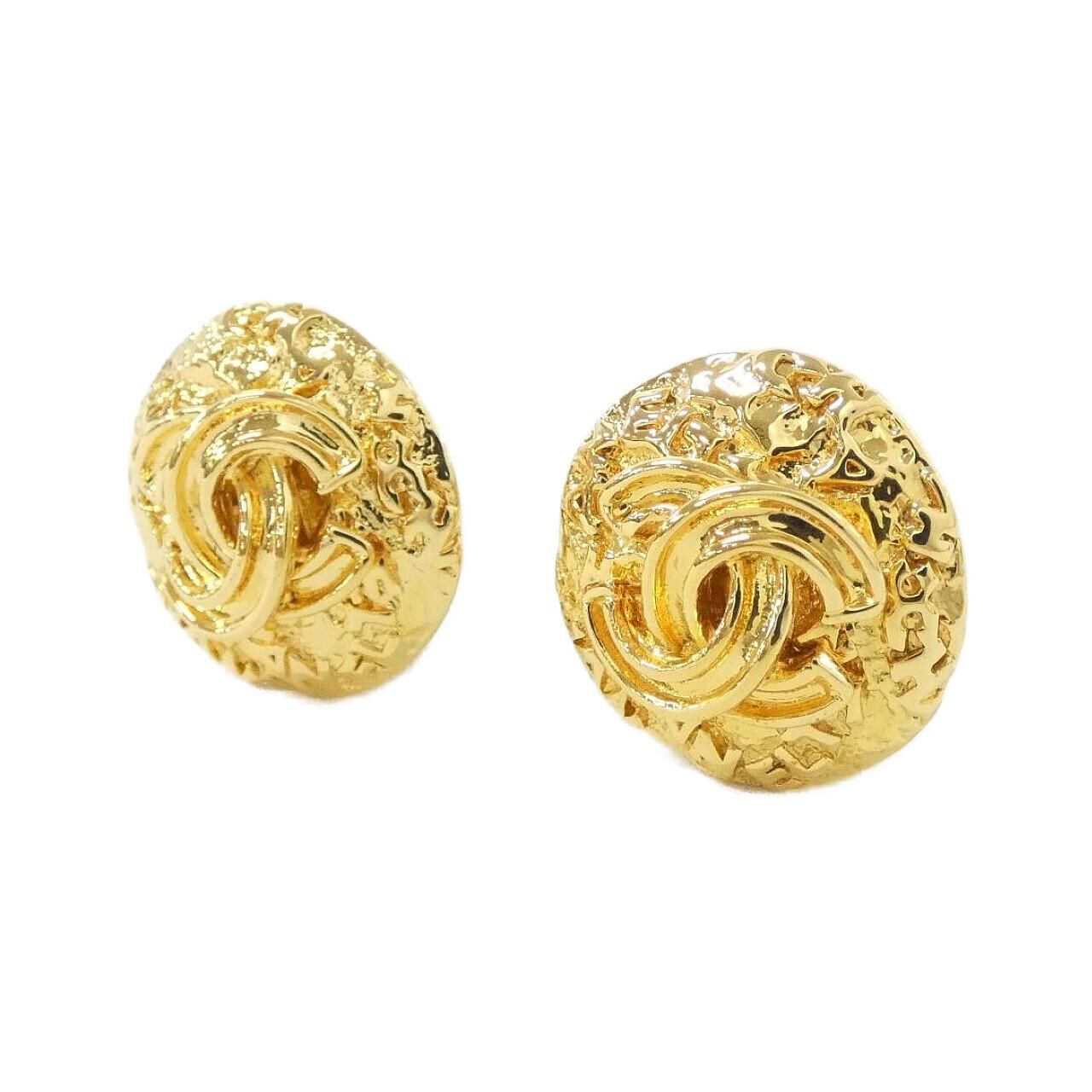 Chanel Vintage Earrings Gold — view 2