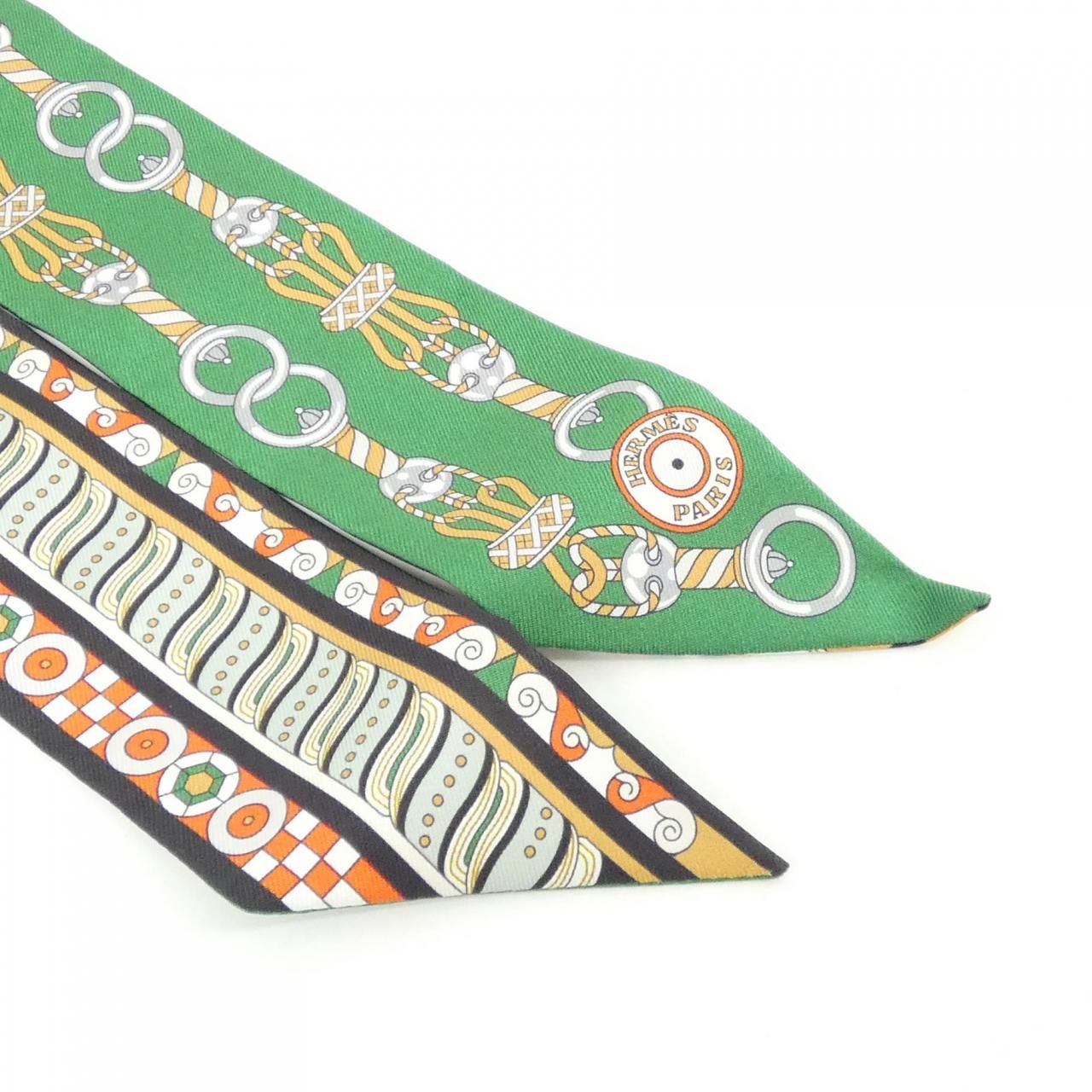 Hermes Harnais en Rosace Twilly Scarf — view 2