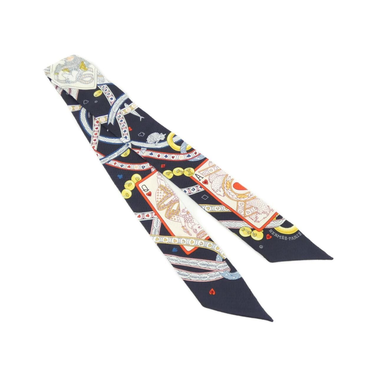 Hermes Dame de Coeur Twilly Pique Scarf