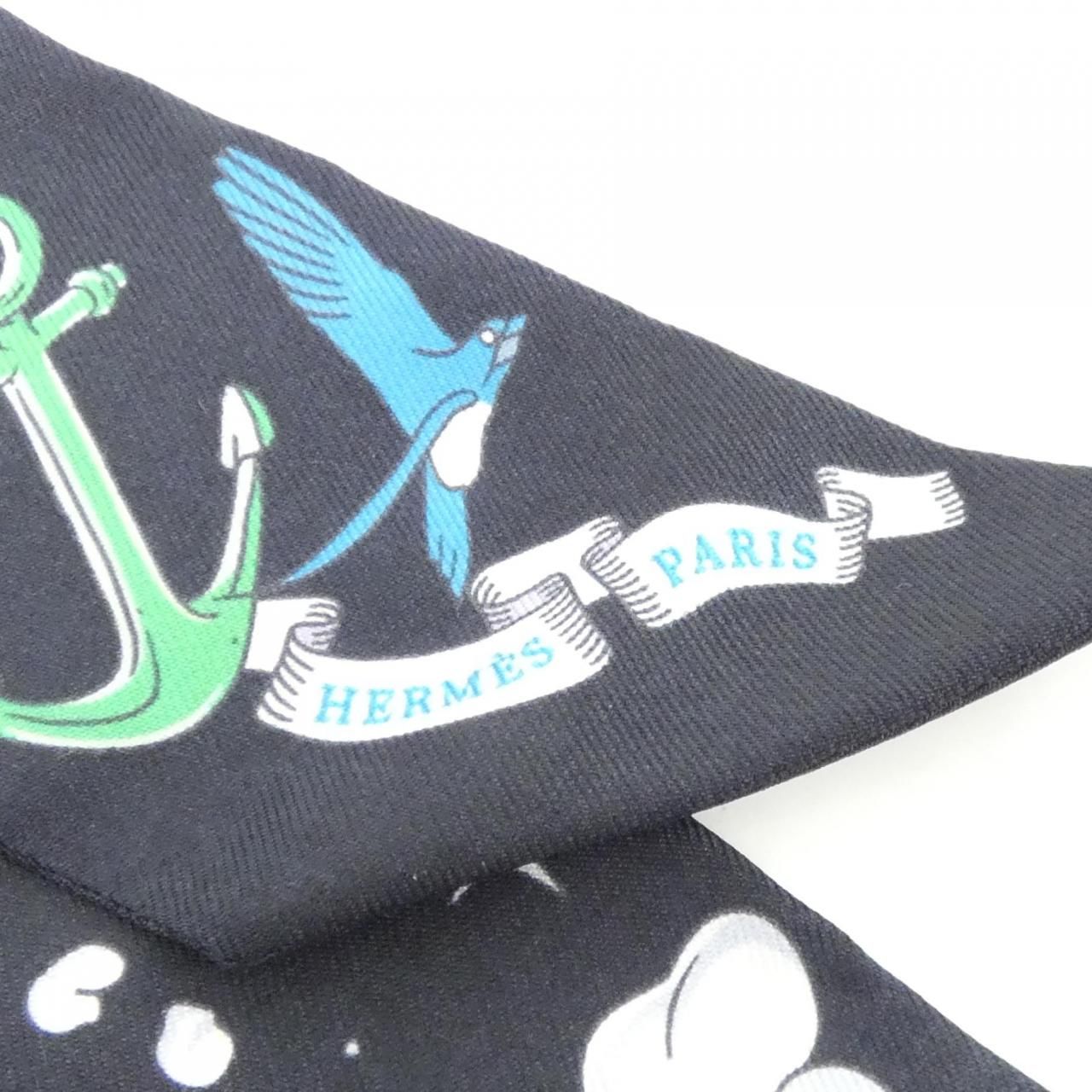Hermes Sur Mon Nuage Twilly Scarf — view 3