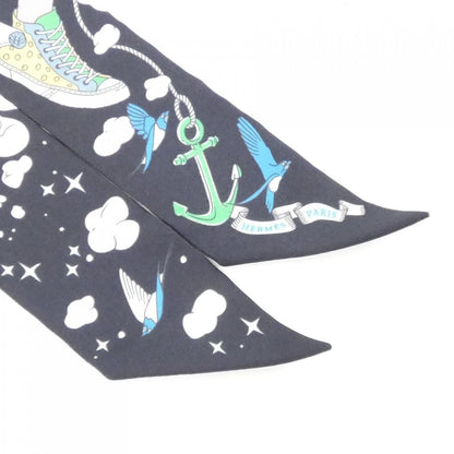 Hermes Sur Mon Nuage Twilly Scarf — view 2
