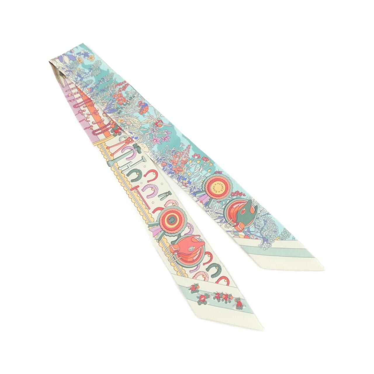 Hermes Pony Pit Stop Twilly Scarf