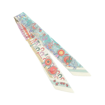 Hermes Pony Pit Stop Twilly Scarf