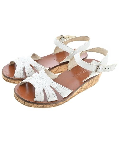 Chanel Sandals White