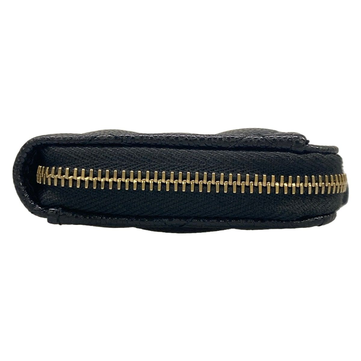 Chanel Coin Case Classic Zip Card Quilted Black — view 7