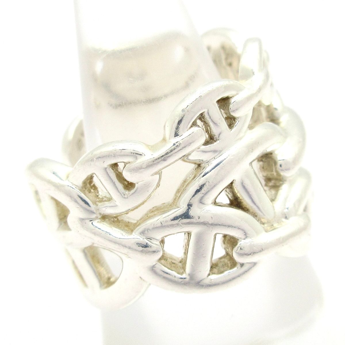 Hermes Ring 58 Chaine D'ancre GM Silver — view 2