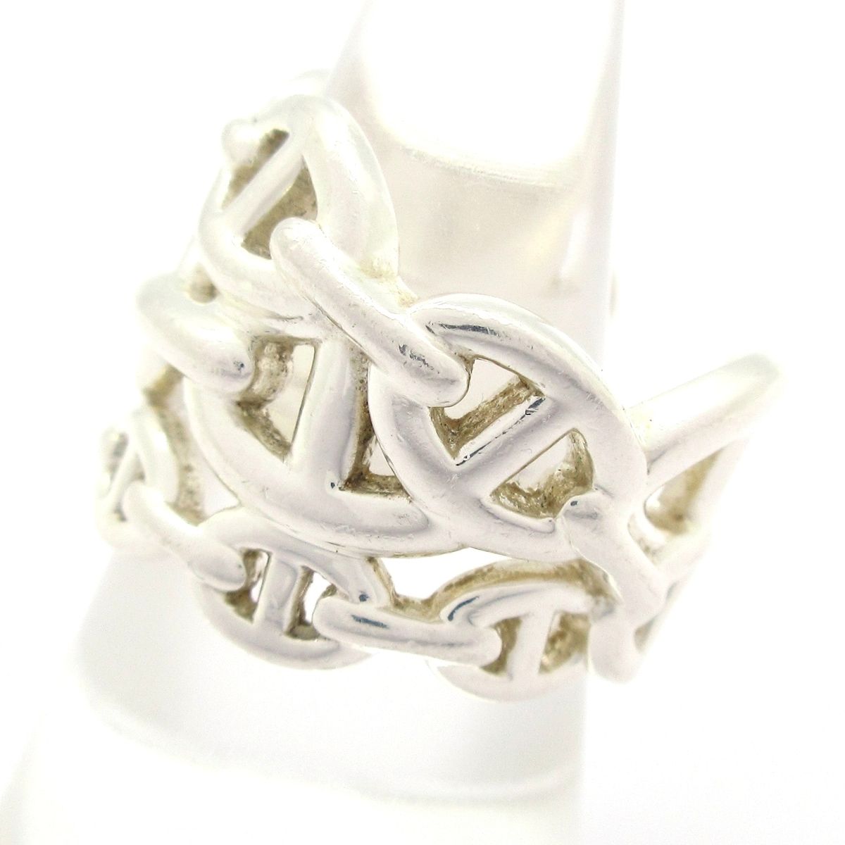 Hermes Ring 58 Chaine D'ancre GM Silver — view 6