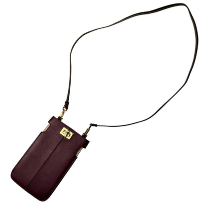 Fendi Peekaboo Leather Phone Pouch — view 2