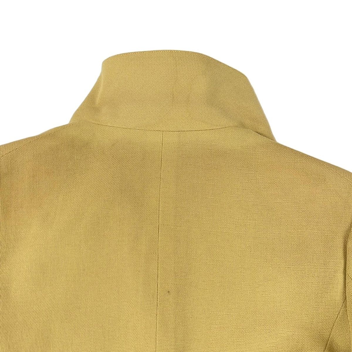 Chanel Jacket 36 S Yellow Spring Tailored Cotton — view 7