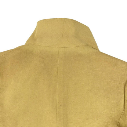 Chanel Jacket 36 S Yellow Spring Tailored Cotton — view 7