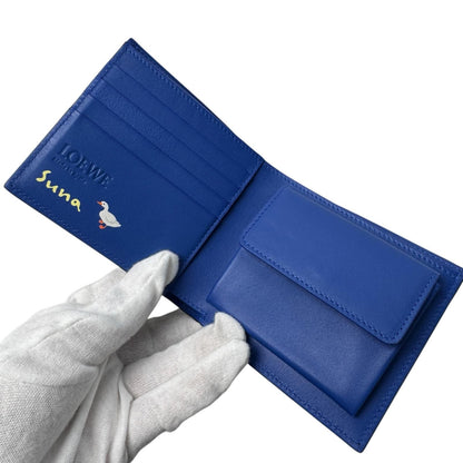 Loewe Raccoon Bifold Coin Wallet Napa Cafe — view 4
