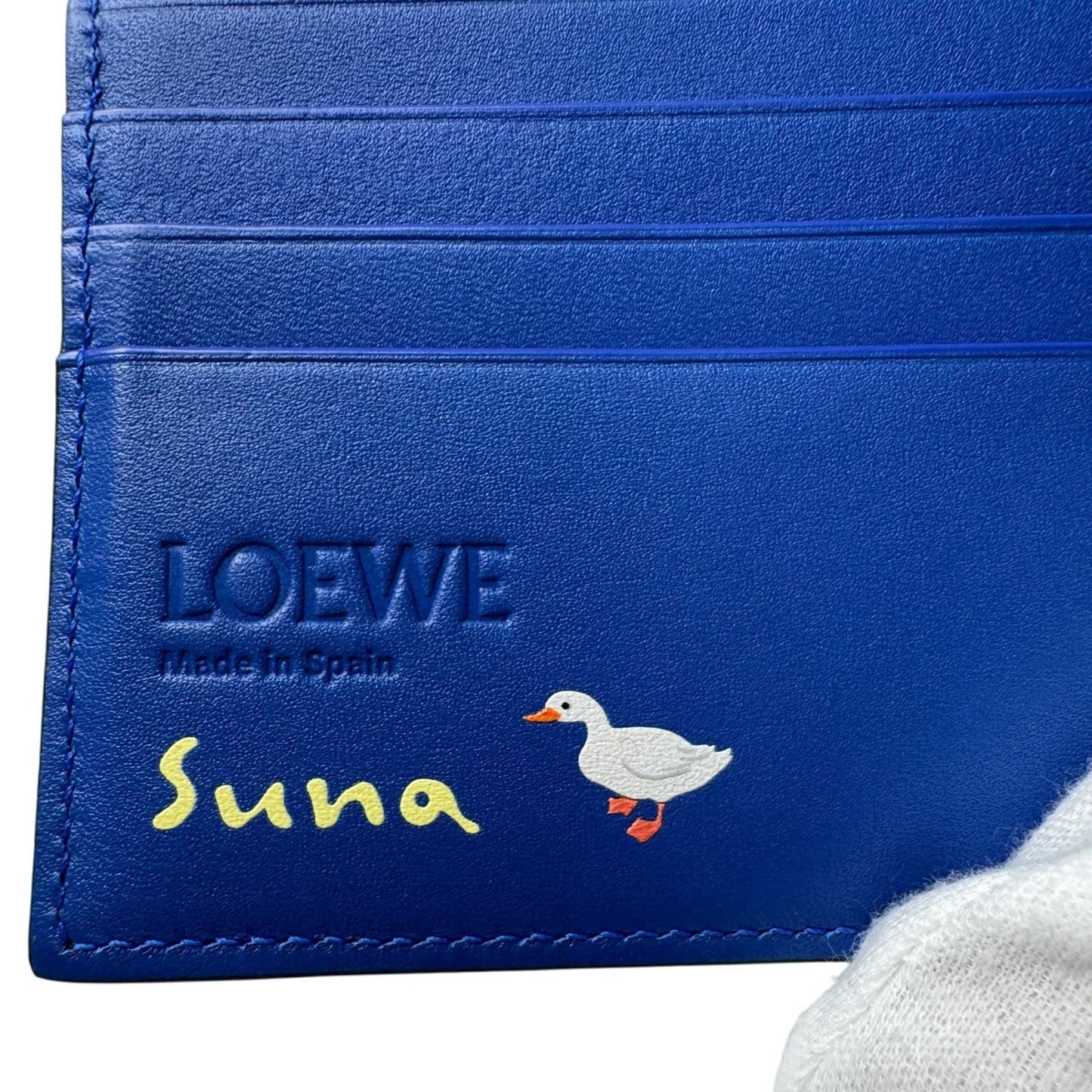 Loewe Raccoon Bifold Coin Wallet Napa Cafe — view 8
