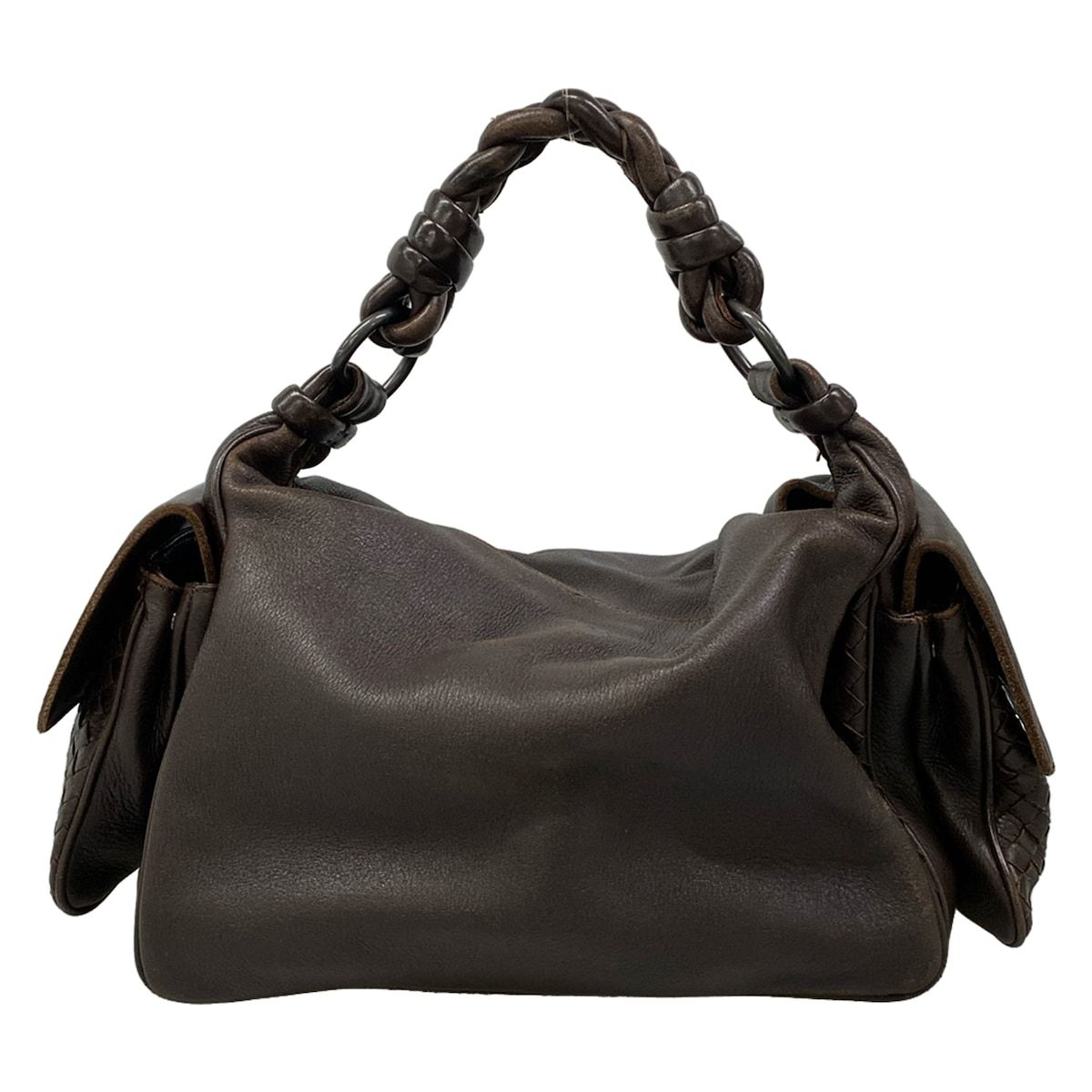 Bottega Veneta Shoulder Bag Kokka Dark Brown Leather — view 3