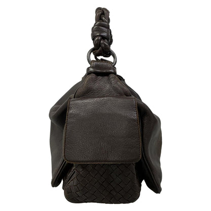 Bottega Veneta Shoulder Bag Kokka Dark Brown Leather — view 2