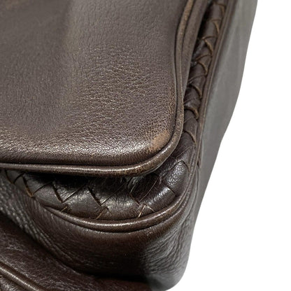Bottega Veneta Shoulder Bag Kokka Dark Brown Leather — view 6